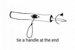 Tie handle